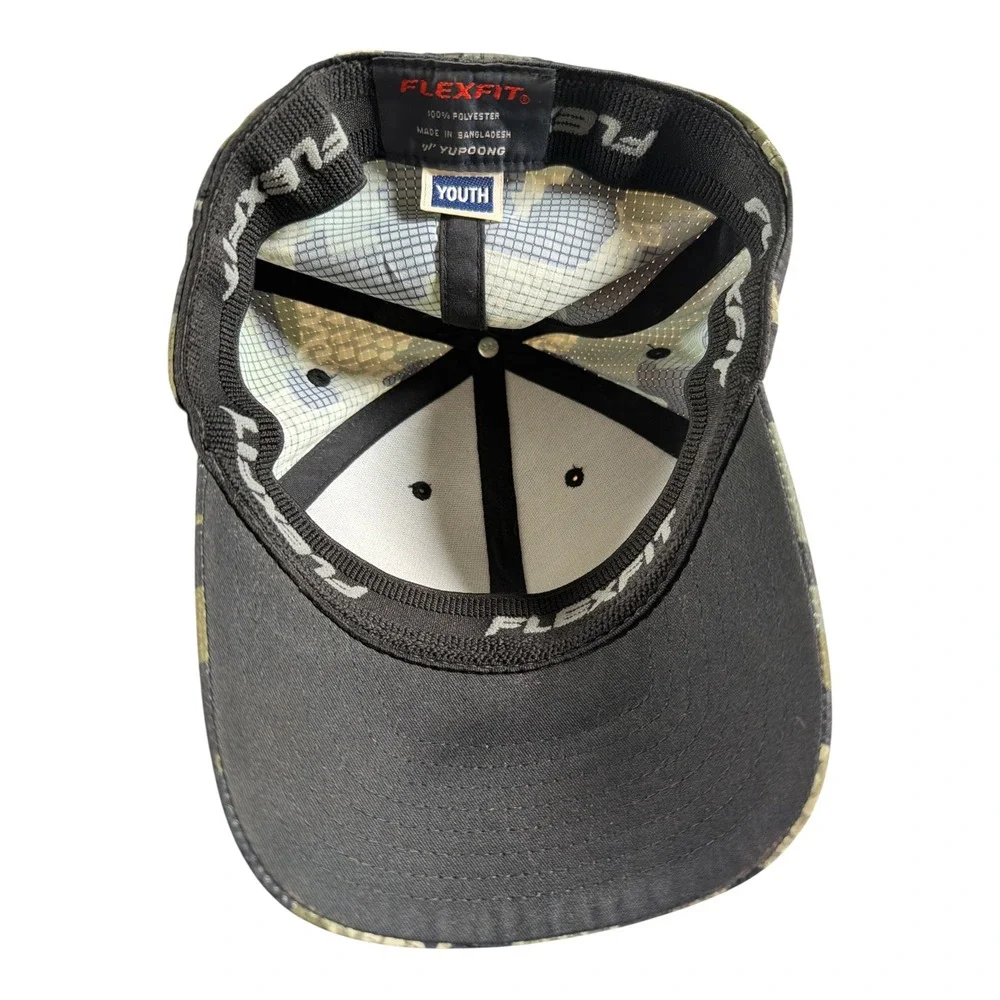 KUIU Camo Hat Kids Youth Green Camouflage Flexfit Hunting Baseball Cap